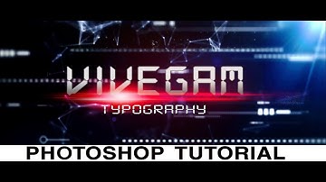 VIVEGAM Typography | Photoshop tutorial | Typo for thala.