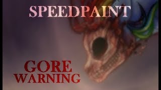 [GORE/13 ] Rainbow Dash's Death [MLP SPEEDPAINT]