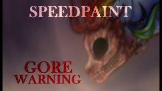 [GORE/13+] Rainbow Dash's Death [MLP SPEEDPAINT]