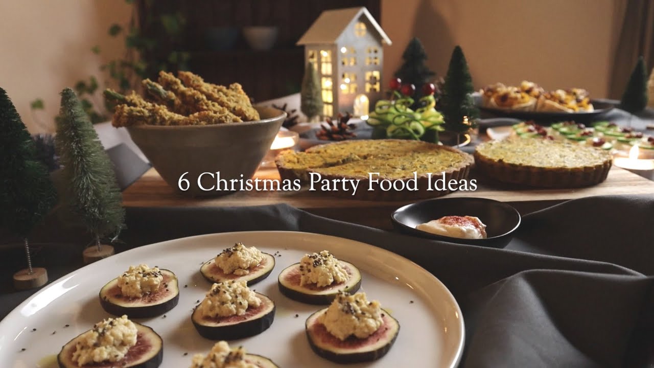 크리스마스 파티를 위한 여섯가지 핑거푸드 아이디어!!!! - YouTube
