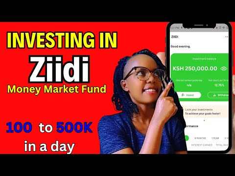 From 100 To 500k In A Day Invest With Me In Ziidi MMF Investinginkenya Ziidimoneymarketfund