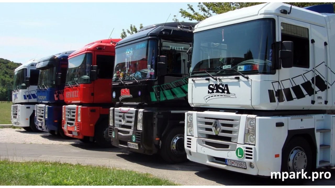 Рено Магнум , песня дальнобой - YouTube