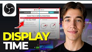 How To Show Current Time In OBS Studio Tutorial 2026