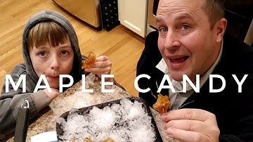 Turning Maple Syrup & Snow to Maple Candy