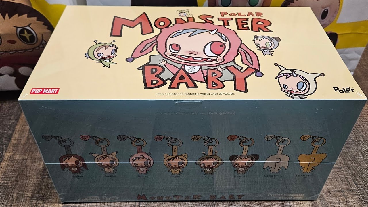 Polar Monster Baby Plush @POPMARTOFFICIAL @popmartau #unboxing 
