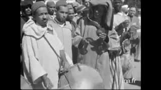 Le Général GUILLAUM à Safi 1951 الجنرال الفرنسي غيوم في آسفي