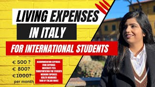 Cost of living in Italy for International students. Can you afford to study in Italy? Detail Video