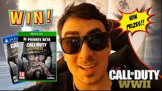 Free COD WWII Beta Code Giveaway + Free Sunglasses! Win COD World War II Beta Access - COD WWII BETA