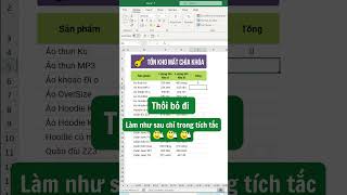 Mẹo tính tổng hay cho dữ liệu gồm cả số và chữ | Excel Tips & Tricks #shorts Mẹo tính tổng hay cho dữ liệu gồm cả số và chữ | Excel Tips & Tricks #shorts