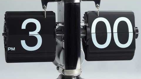 4k Retro Clock Timelapse 5 hours in 30 seconds