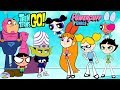 Teen titans go vs the powerpuff girls and friends cartoon character swap  setc