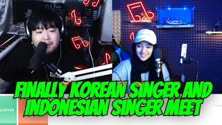 GOKIL!!!DIA MINTA NAMBAH LAGU,TERNYATA SUARANYA GAK KALAH KEREN.OME TV INTERNASIONAL SINGINGREACTION