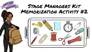 Can You Spot the Missing Item? | Stage Manager Kit Tray 2 Activity