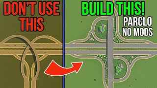 HOW to BUILD the PERFECT INTERCHANGE (No Mods) | Cities: Skylines
