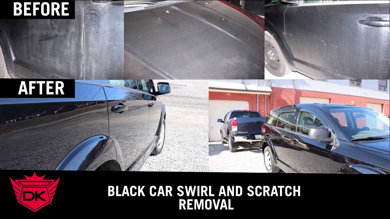 Black Car Scratch & Swirl Removal Satisfying Increase Value YouTube