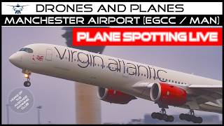 Manchester Airport Live Plane Spotting Action - Wednesday MEGA Stream - A380 787 777 A330 - EGCC/MAN