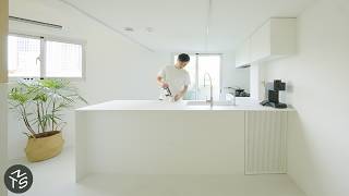 NEVER TOO SMALL: Bright, Minimalist Mezzanine Apartment, Taiwan 70sqm/753sqft