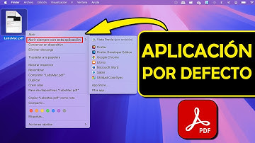 Cómo cambiar el programa predeterminado para abrir archivos en MAC