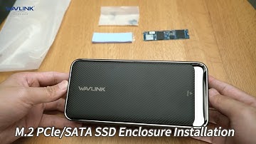 M 2 PCleSATA SSD Enclosure Installation Guide | WAVLINK USB C Docking Station 3 Monitors--UMD23M