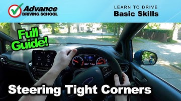 The Best Way To Steer Around Tight Corners  |  Basic Driving Skills