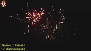 CFS3036-5 1 2'' 36s fireworks cake