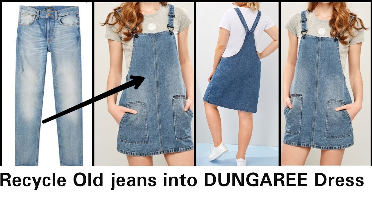 jeans dungaree dress