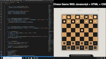 Chess Game In JavaScript + HTML + CSS | ASMR Programming | No talking