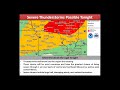 Multimedia Hazardous Weather Briefing for Monday Evening, June 30, 2014