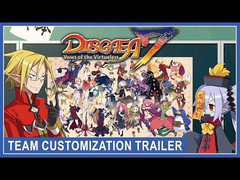 Disgaea 7: Vows of the Virtueless - Team Customization Trailer (Nintendo Switch, PS4, PS5, Steam)