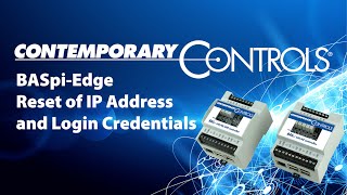 003 BASpi Edge Reset of IP Address and Login Credentials