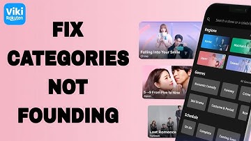 How To Fix And Solve Viki App Categories Not Founding | Final Solution