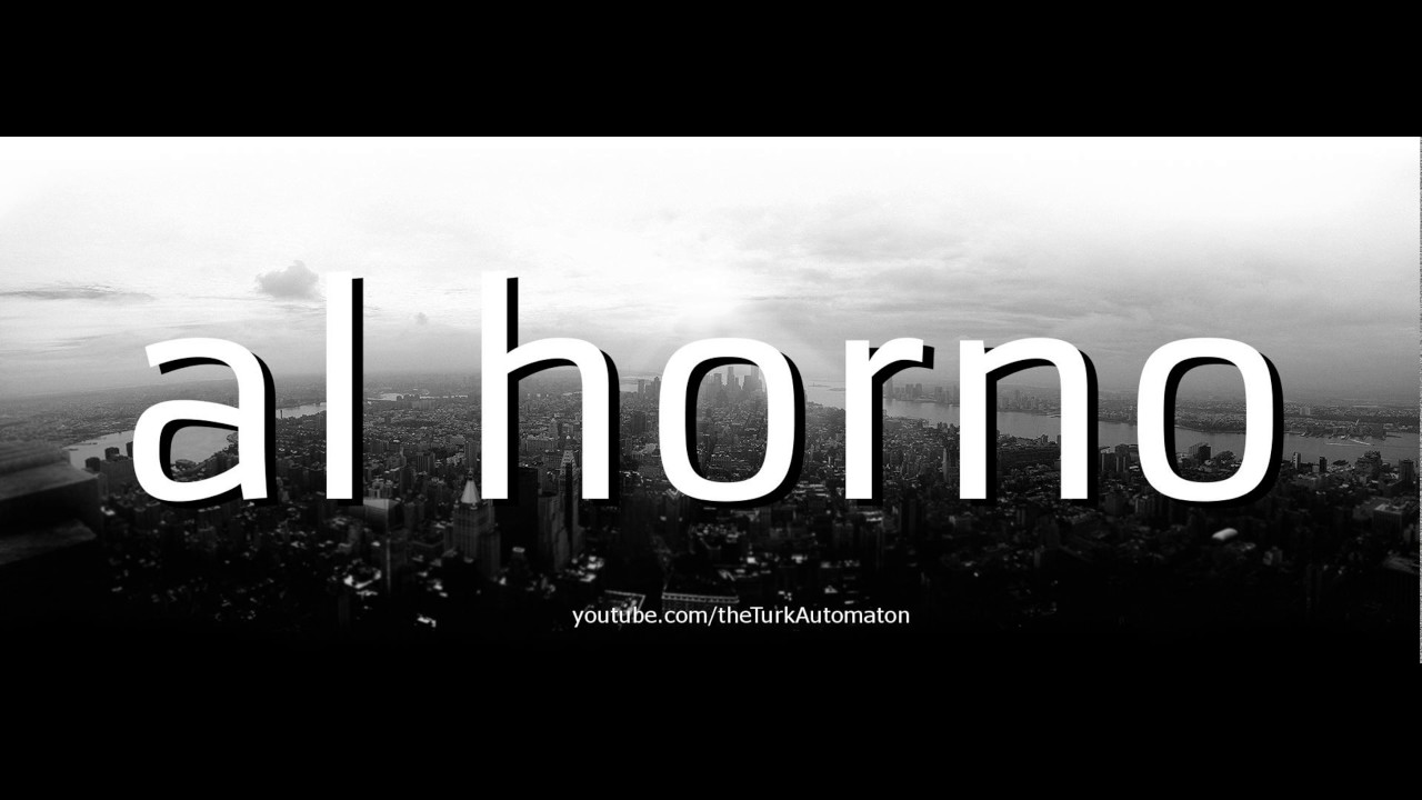 How To Pronounce Al In Spanish YouTube
