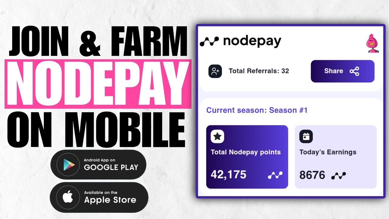 How To Join & Farm NodePay AirDrop Via Your Smartphone (Step by Step Guide)  - YouTube