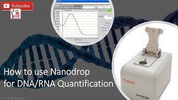 How to use Nanodrop to measure DNA/RNA