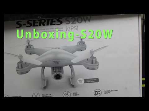 SJRC S20W GPS FPV Follow Me Camera Drone Flight Test Review - YouTube