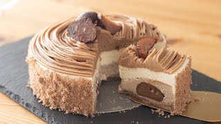 モンブラン・チーズケーキの作り方 Mont Blanc Cheesecake｜HidaMari Cooking