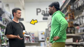 Aggressively Staring At Strangers Prank! *Hilarious Reactions*