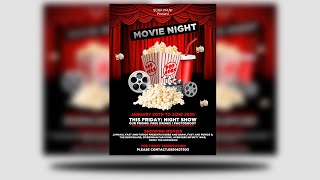 MOVIE NIGHT FLYER DESIGN