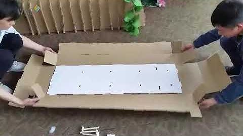 cardboard display assembly