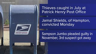 Hampton man convicted in Newport News mail theft case
