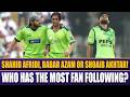 Shahid Afridi, Babar Azam or Shoaib Akhtar! Who Has The Most Fan Following? | Sports Round Up