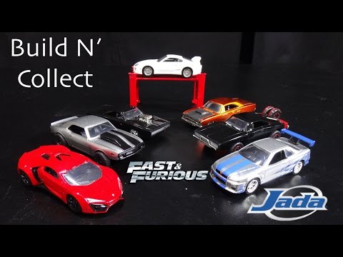 The Fast and the Furious Build and Collect 6-Car Set Jada Toys