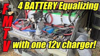 FMTV: 4 Battery Equalizing with one 12v Car Charger by Helicool's Helipad 330 views 8 months ago 7 minutes, 16 seconds