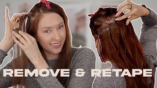 How to Remove Tape in Hair Extensions at Home!