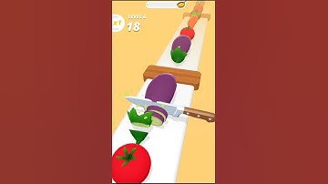 Prefect Slice - Vegetables Cutting Game - All Levels Gameplay Android, iOS #6 #shorts #gaming