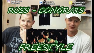 RUSS - CONGRATS FREESTYLE | REACTION!!