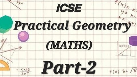 ICSE Class-6 Practical Geometry Part-2 (Ex-15.2) Super Maths Star