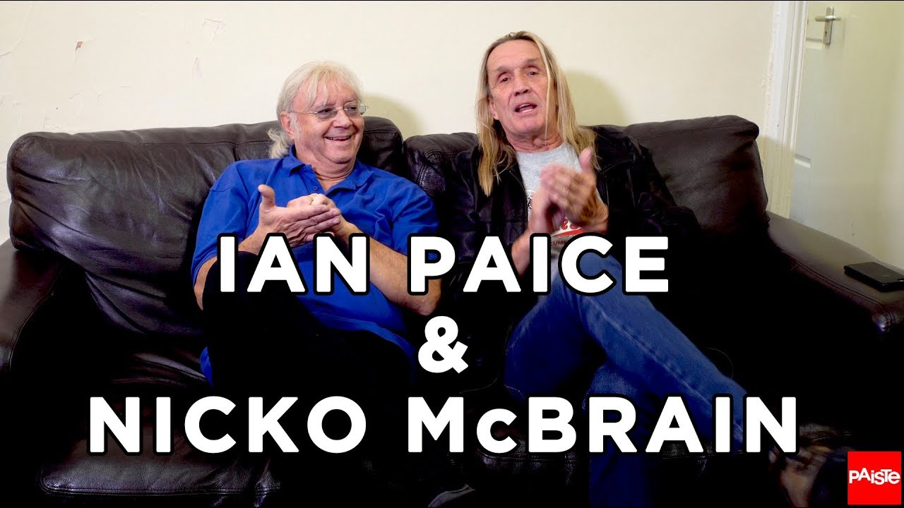 Тарелки PAISTE - 2 Legends 1 Sofa - Nicko McBrain (Iron Maiden) & Ian Paice (Deep Purple)