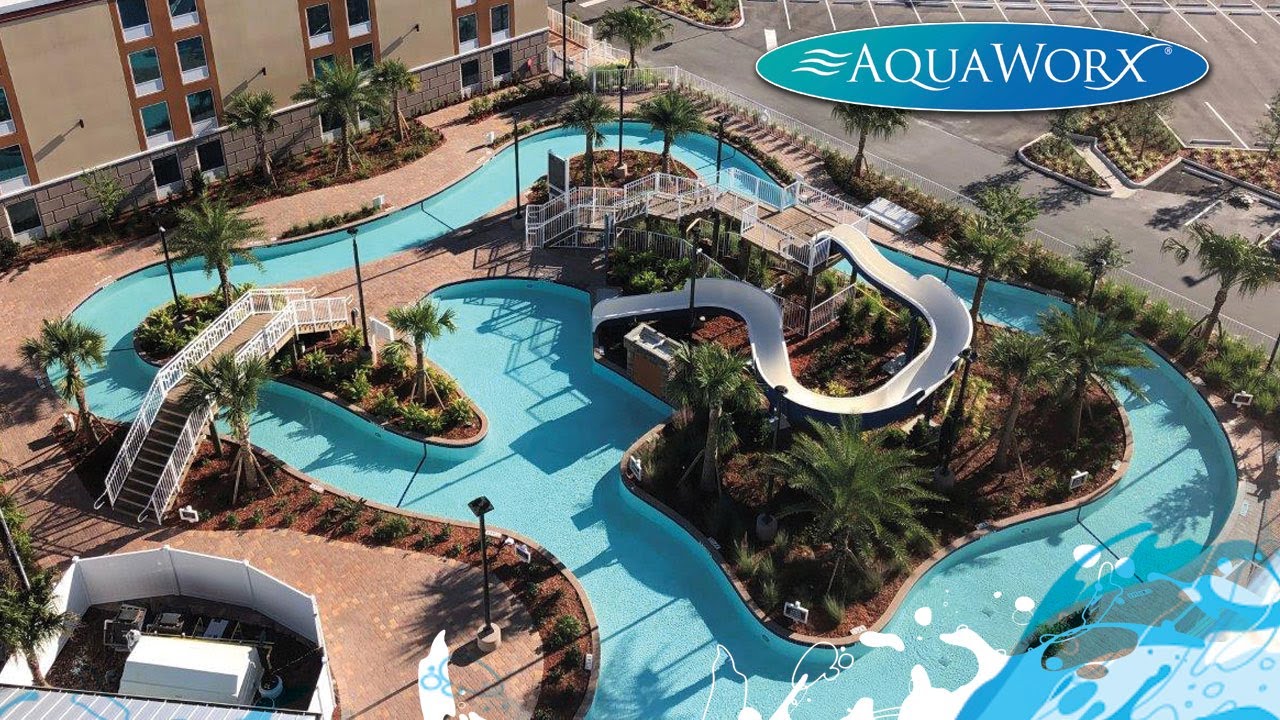 Lion Hotel - Waterslide and Lazy River – AquaWorx USA