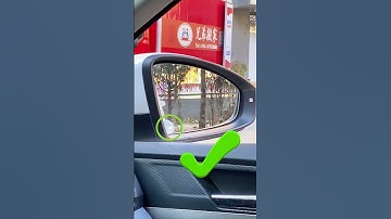Adjust the rearview mirror to get 120% field of view #driving #manual #car#tips #skills #carsoft